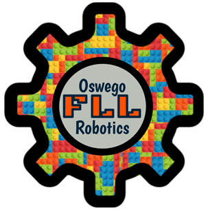 FLL oswego robotics gear logo
