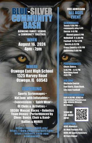 Blue Silver Community Bash Oswego East High School 2024